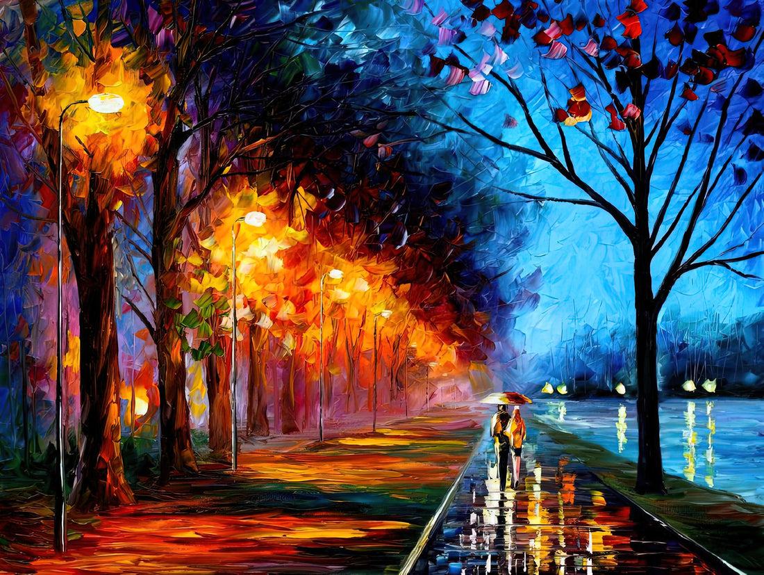 The Bridges of Amsterdam by Leonid Afremov: A Vibrant Ode to Urban Romance - Leonid Afremov by Leonid Afremov