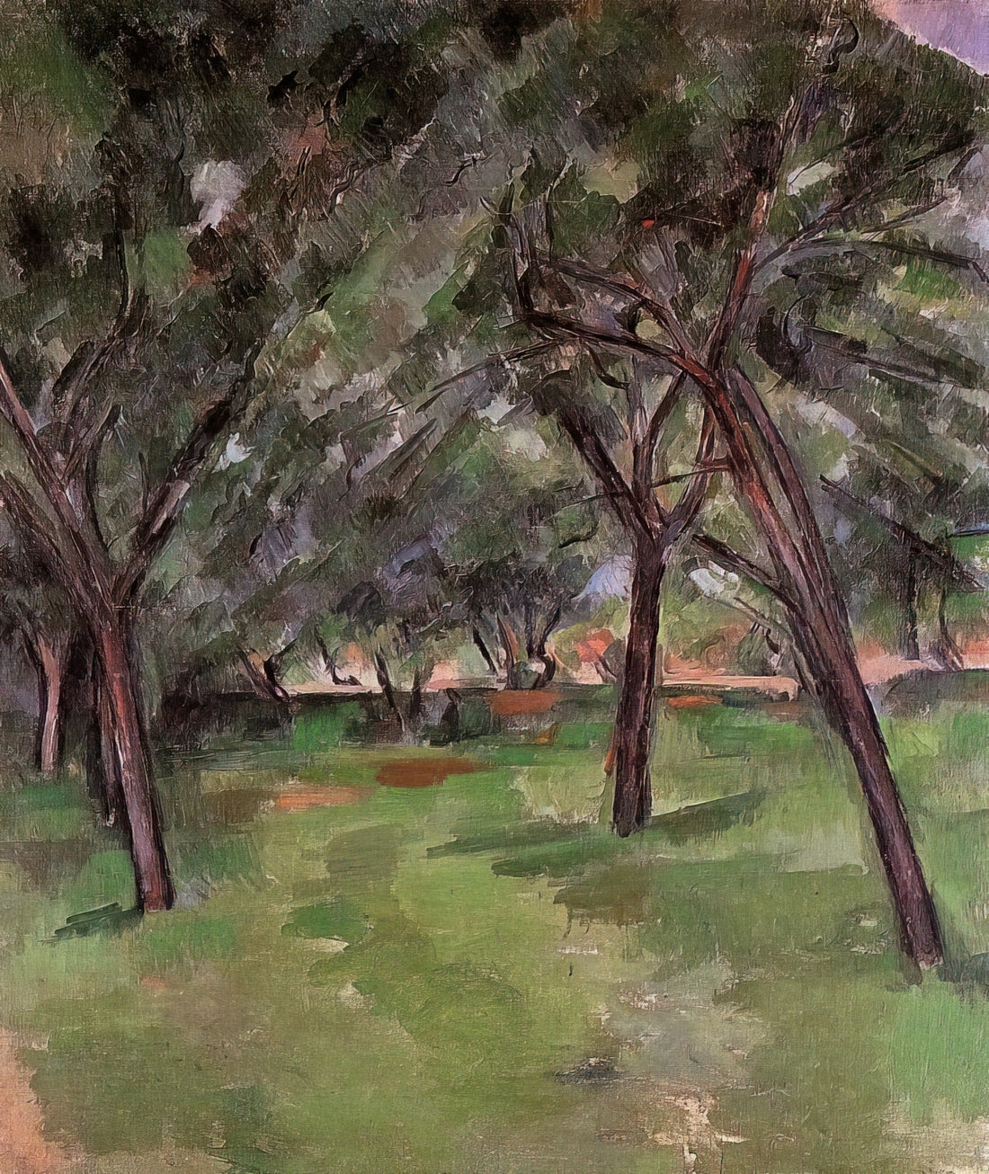 The Brook by Cézanne: A Masterpiece of Post-Impressionist Landscape Art - A Close by Paul Cézanne