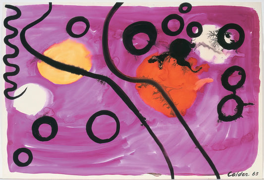 The Collector's Guide to Authentic Calder Signed Lithographs: History, Value, and Acquisition - UNTITLED 1963 by Alexander Calder