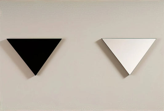 The Curated Interior: Why Blinky Palermo Posters Defined Modern Minimalism - Mirror Object - 1973 by Blinky Palermo