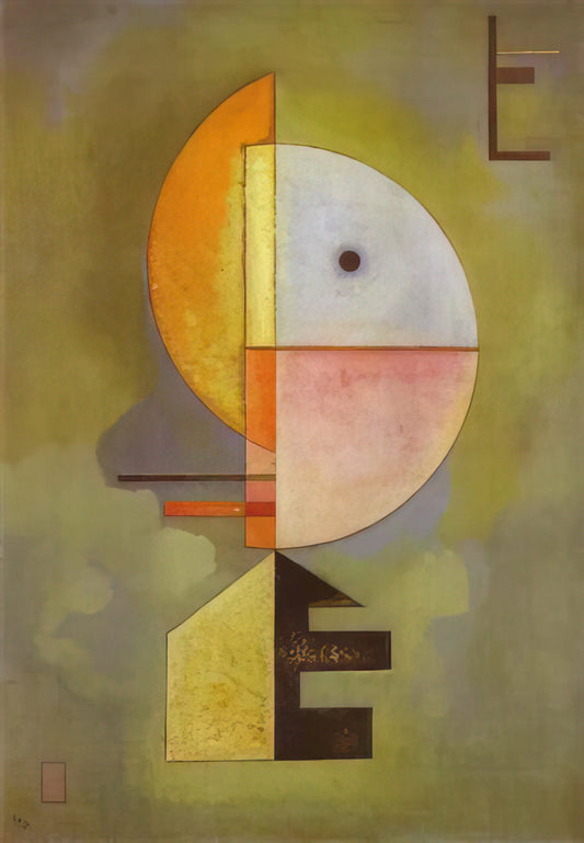 The Dominant Curve: Kandinsky's Revolutionary Abstraction and Its Enduring Legacy - UPWARD 1929 by Wassily Kandinsky