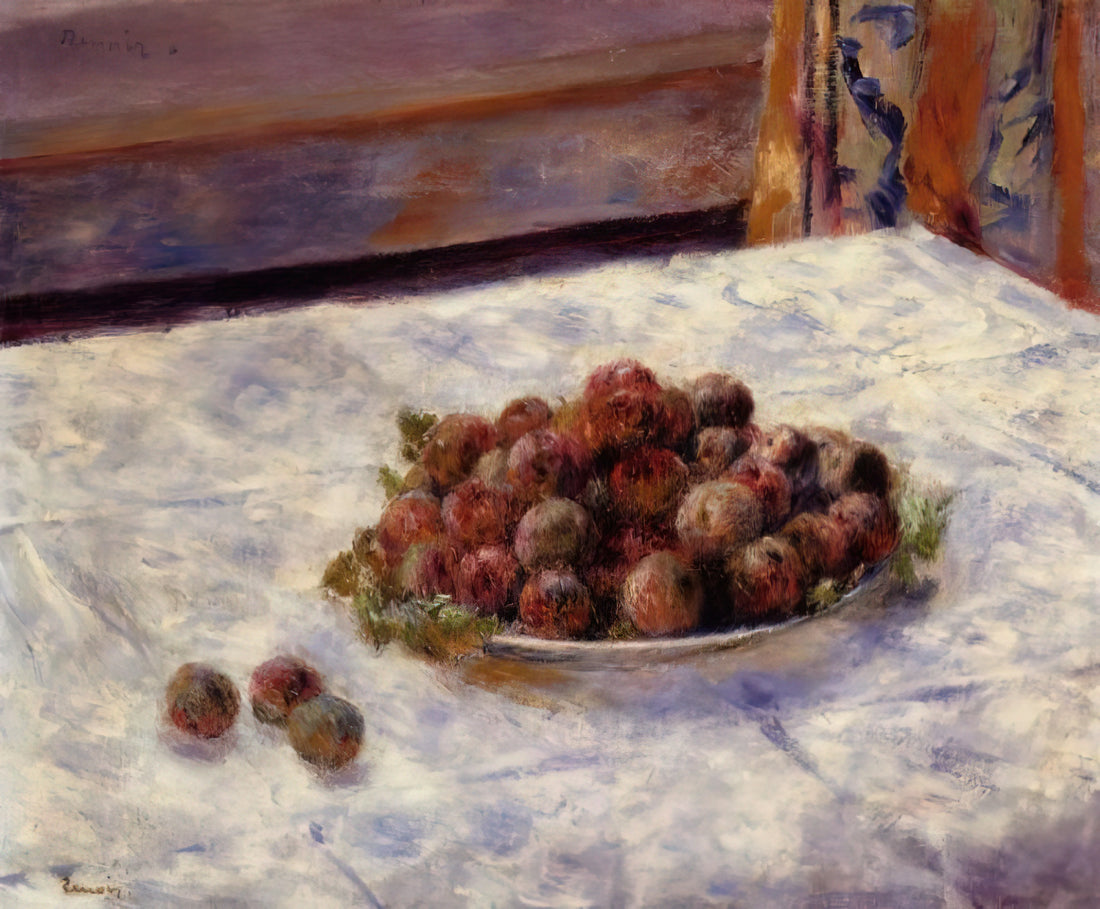 The Enduring Allure of a Pierre-Auguste Renoir Gallery: Bringing Impressionism Home - Still Life, a Plate of Plums by Pierre-Auguste Renoir