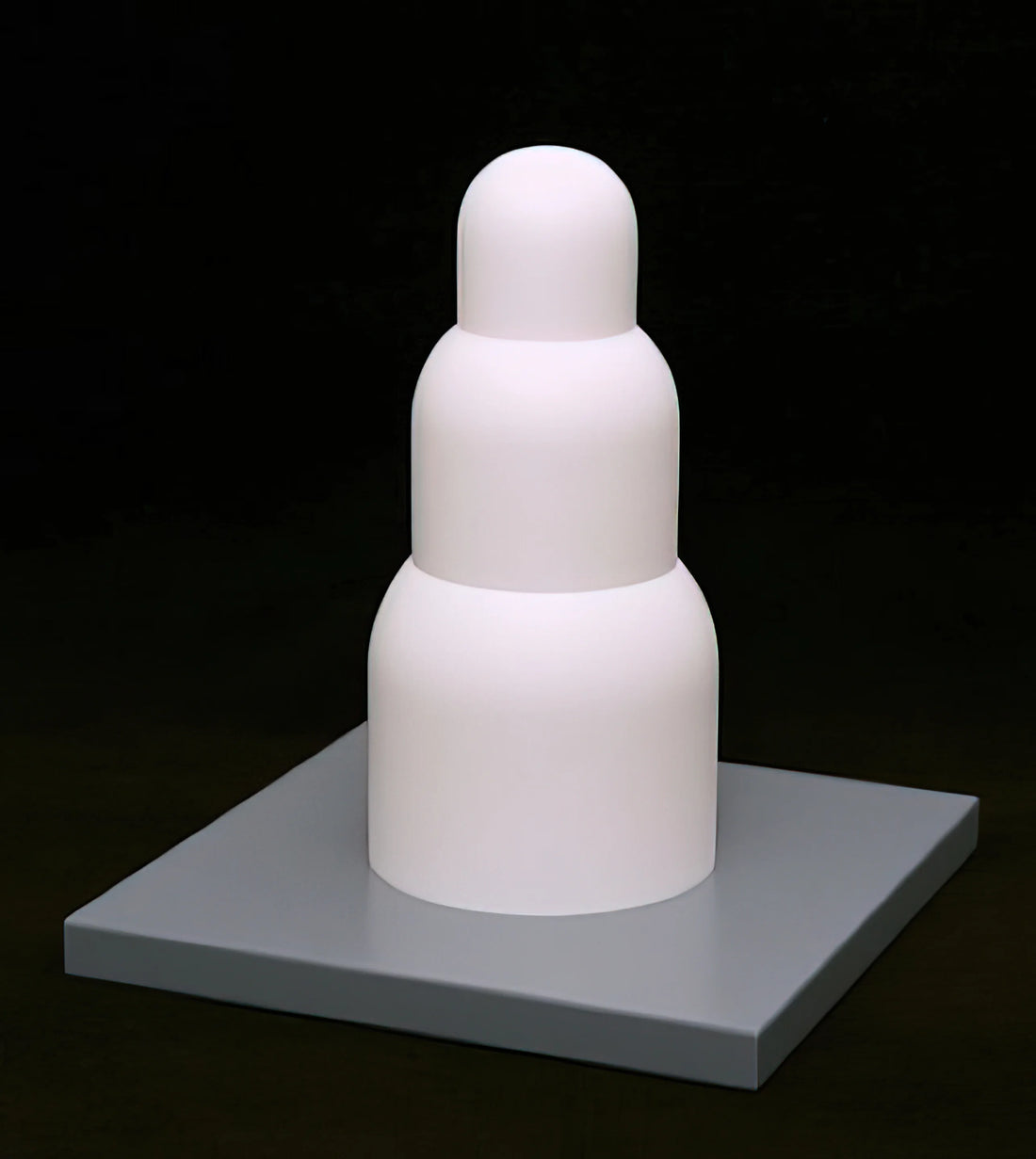 The Enduring Appeal of Strict Beauty: A Deep Dive into Sol LeWitt Prints - Three Stacked Domes by Sol LeWitt