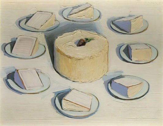 The Enduring Appeal of Wayne Thiebaud Etchings: A Printmaker's Perspective - Around the Cake - 1962 by Wayne Thiebaud