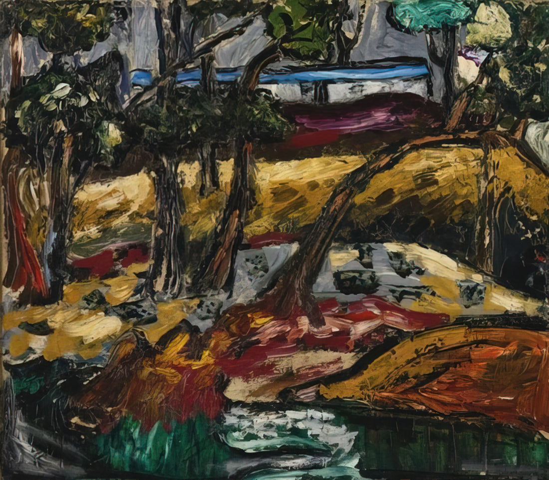 The Enduring Enigma: Discovering Forrest Bess Paintings for Sale - Landscape - Expressionism by Forrest Bess