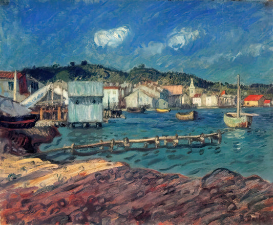 The Enduring Joy of Raoul Dufy: A Journey into Vibrant Color and Light - THE PORT OF MARTIGUES by Raoul Dufy