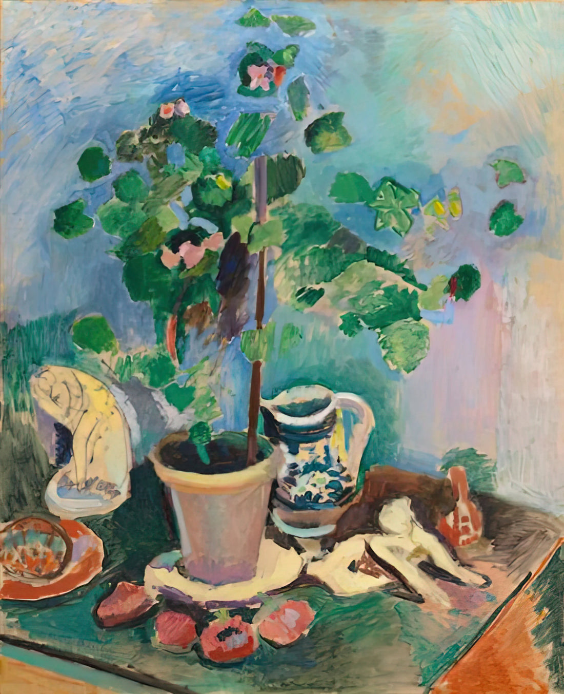The Enduring Legacy of Matisse Paper Art: A Deep Dive into His Revolutionary Cut-Outs - THE GERANIUM 1906 by Henri Matisse