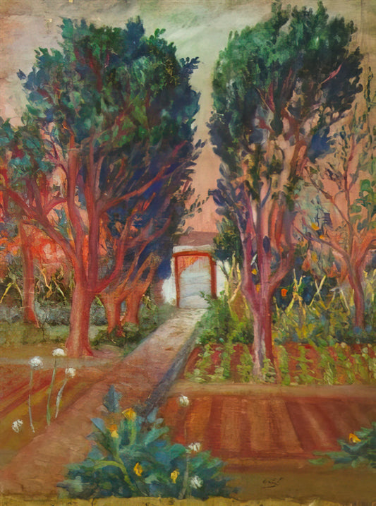 The Enduring Legacy of Salvador Dalí: Exploring the Vision of the Salvador Artist - THE VEGETABLE GARDEN OF LLANER by Salvador Dali