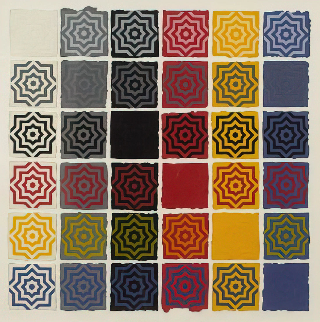 The Enduring Legacy of Sol LeWitt Wall Painting: Concept as Art - Stars 8 Pointed by Sol LeWitt