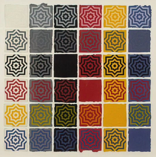 The Enduring Legacy of Sol LeWitt Wall Painting: Concept as Art - Stars 8 Pointed by Sol LeWitt