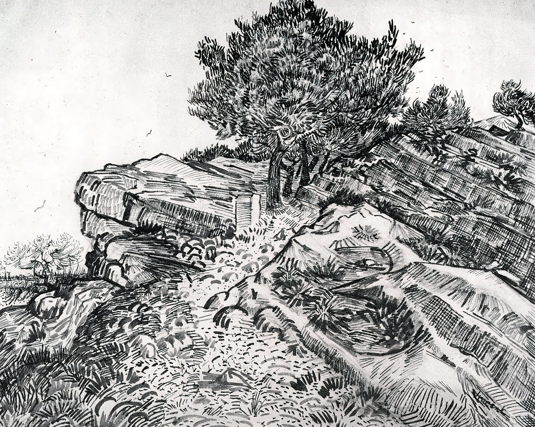 The Enduring Power of a Landscape from Saint-Rémy: Van Gogh's Provencal Masterpieces - Montmajour by Vincent van Gogh