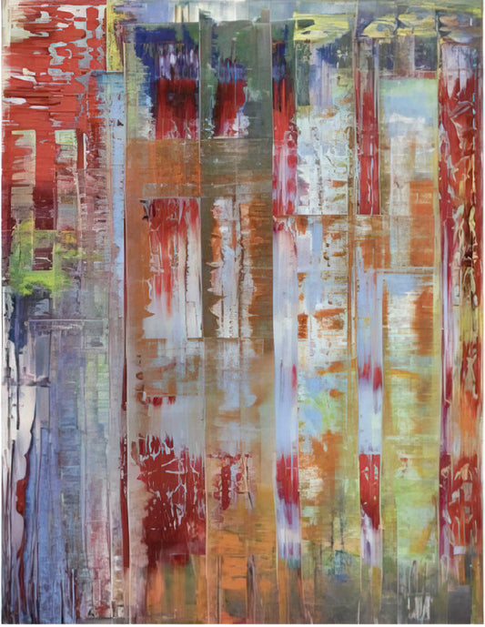 The Enigmatic Canvas: Exploring Gerhard Richter's Overpainted Photographs - ABSTRACT BILDING by Gerhard Richter