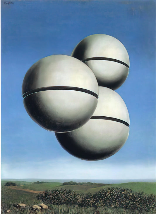 The Evening Gown by René Magritte: A Surrealist Masterpiece of Mystery and Modernity - THE VOICE OF SPACE 1928 by Rene Magritte