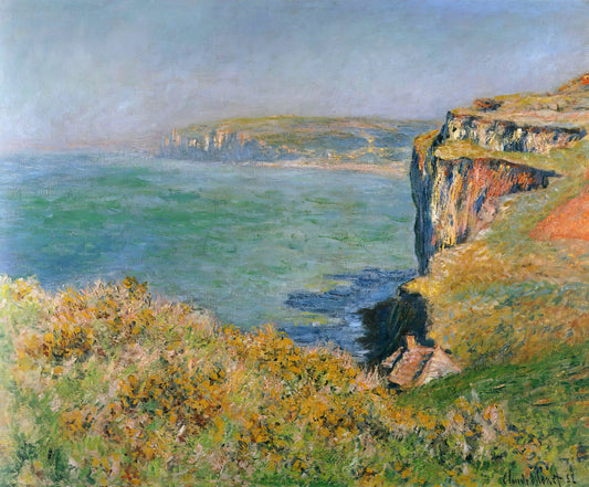 The Garden Monet: A Masterpiece of Light, Color, and Botanical Obsession - Cliff at Grainval by claude monet