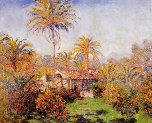 The Grandeur of Monet's Water Lilies: An Immersion at L'Orangerie Museum - Small Country Farm in Bordighera by claude monet