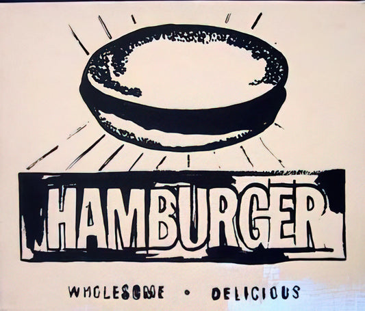 The Iconic Legacy of Andy Warhol Artwork: A Deep Dive into Pop Art's Master - Hamburger  beige  by Andy Warhol