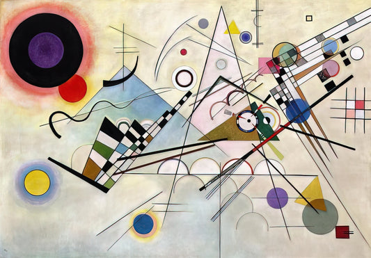 The Legacy of Bauhausbücher: Kandinsky and the Science of Abstraction - COMPOSITION 8 1923 by Wassily Kandinsky