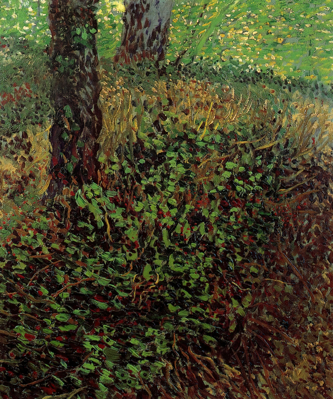 The Mulberry Tree by Vincent van Gogh: An In-Depth Analysis of His Arles Masterpiece - Undergrowth by Vincent van Gogh