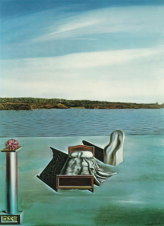 The Persistence of Memory: Decoding Salvador Dalí's Famous Painting of Melting Clocks - SURREALIST COMPOSITION WITH INVISIBLE FIGURES by Salvador Dali
