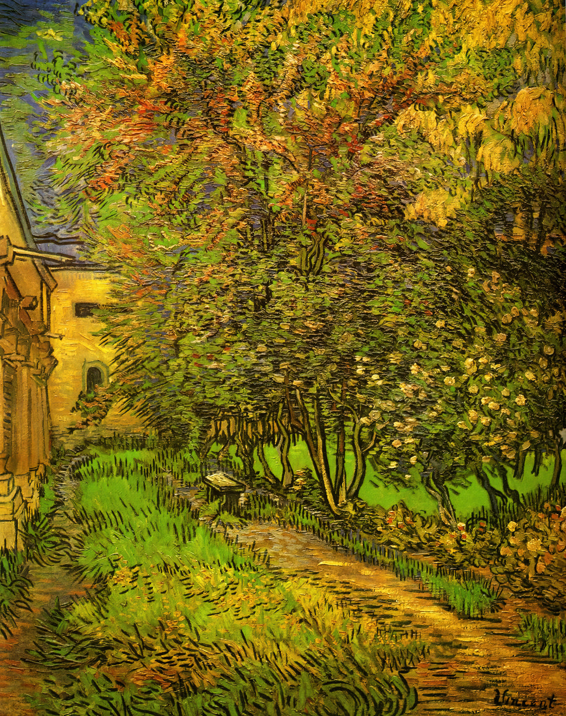 The Starry Night Painting Price: Understanding the Value of Van Gogh's Masterpiece - The Garden of Saint-Paul Hospital by Vincent van Gogh