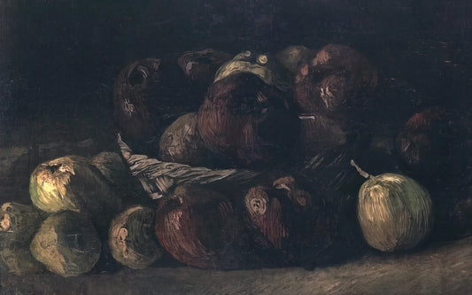 The Starry Night Poster: A Guide to Van Gogh's Masterpiece in Print - Still life with a basket of apples by Vincent van Gogh