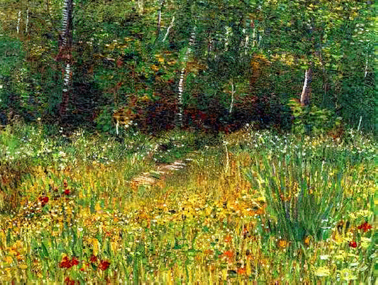 The Starry Night: A Deep Dive into Van Gogh's Real Painting and Its Enduring Legacy - Park at Asnieres in Spring by Vincent van Gogh
