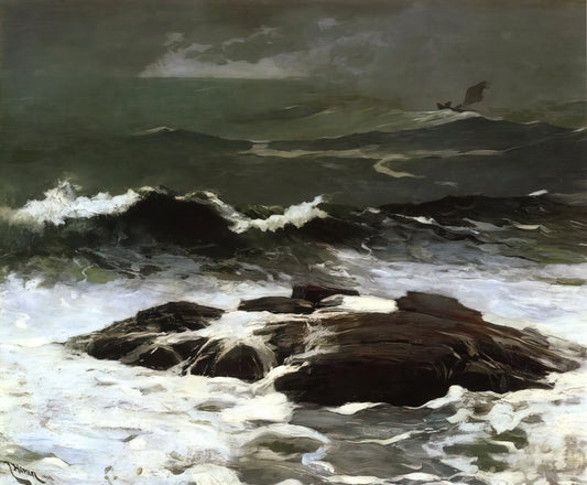 The Winslow Homer Collection: A Deep Dive into America's Master of Realism - SUMMER SQUALL 1904 by Winslow Homer