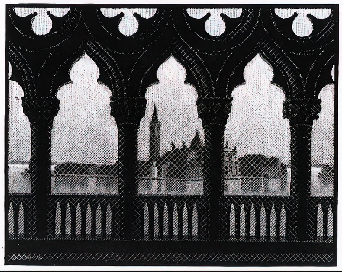 The World of M.C. Escher: A Journey Through Mathematical Art and Optical Illusions - VENICE OCTOBER 1936 1936 by MC Escher