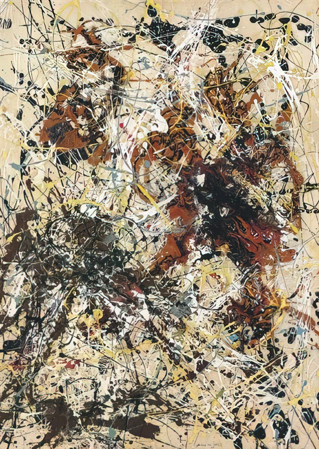 Thomas Hart Benton and Jackson Pollock: The Unlikely Mentor-Protégé Relationship That Shaped American Art - NUMBER 12 1949 by Jackson Pollock