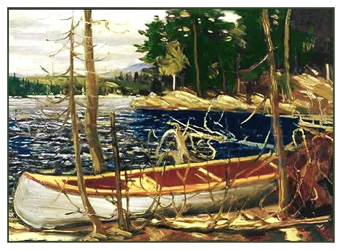 Tom Thomson The Pool Print: A Collector's Guide to the Iconic Canadian Landscape - THE CANOE 1912 by Tom Thomson