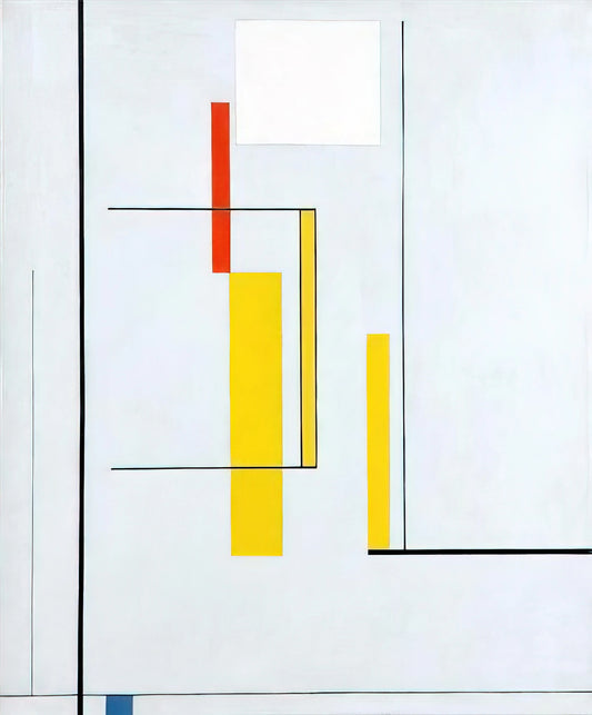 Tomas Maldonado Brushed Aluminum Print: The Concretist Legacy in Modern Wall Art - Untitled - 1948 by Tomas Maldonado