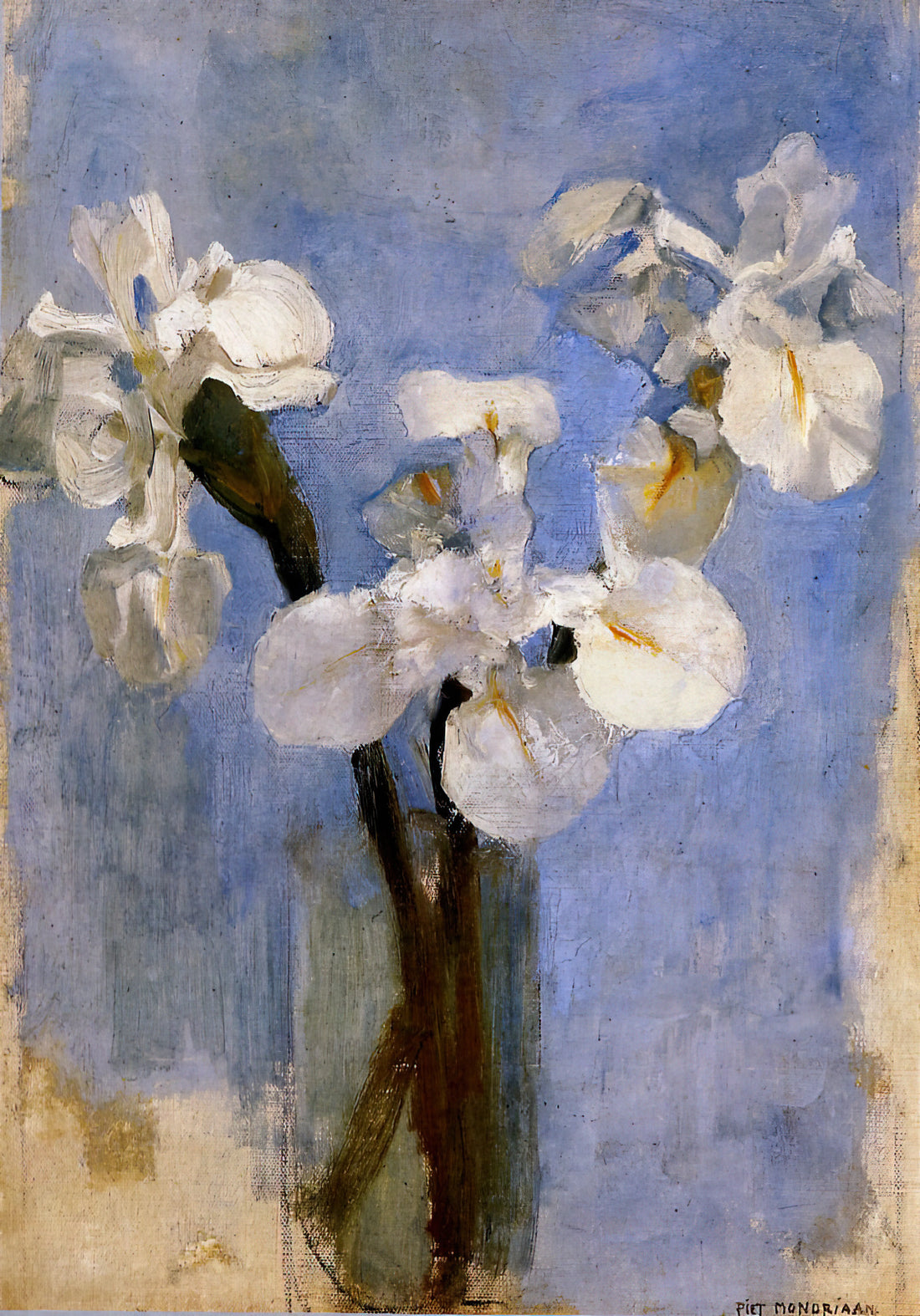 Understanding Piet Mondrian Painting Cost: From Auction Records to Accessible Art Prints - Flowers Sun by Piet Mondrian