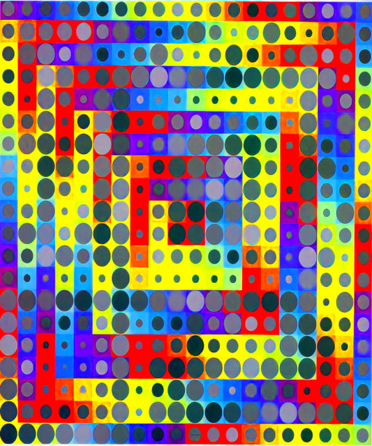 Understanding Victor Vasarely Price: A Collector's Guide to Value and Investment - Orion Gris - 1969 by Victor Vasarely