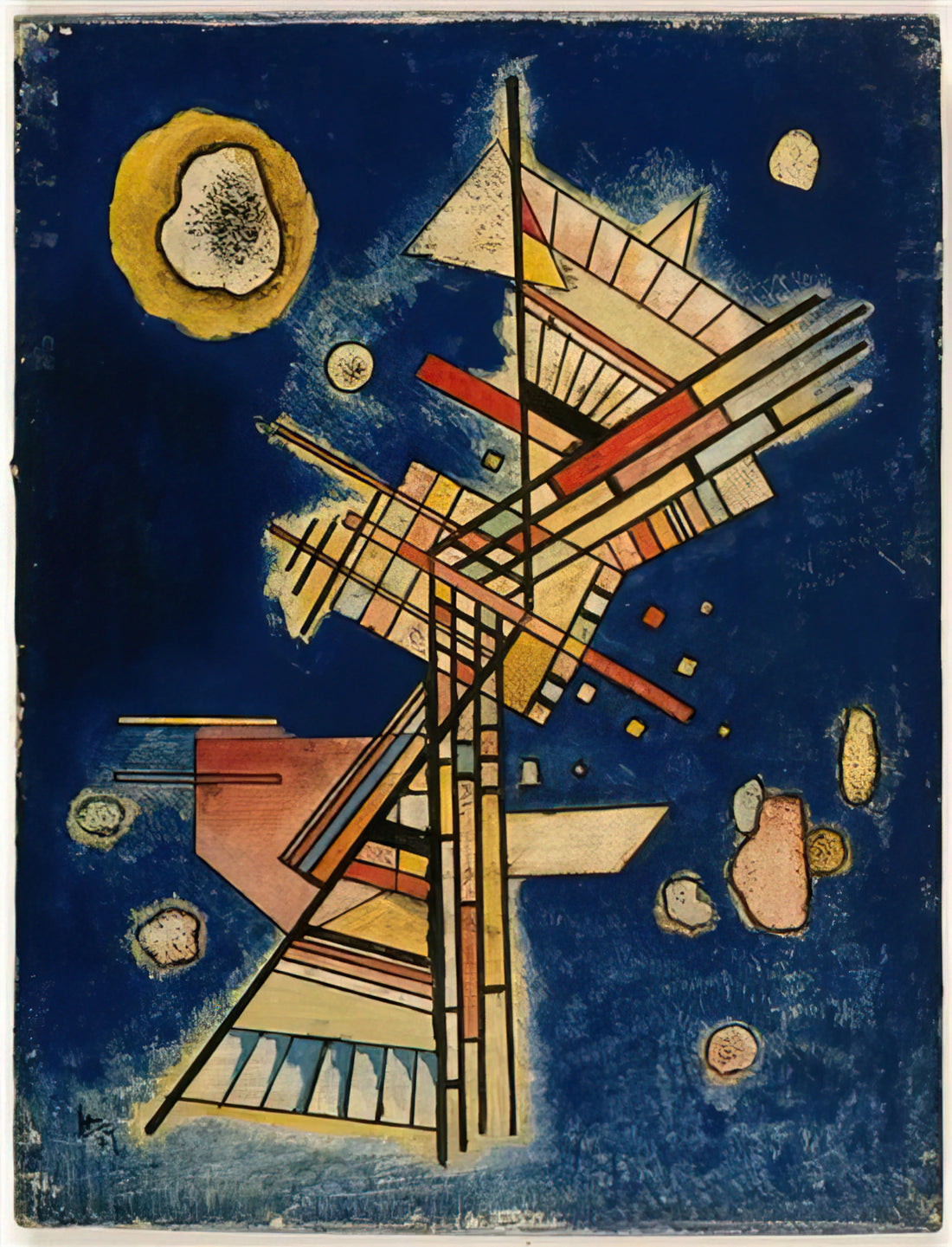 Understanding Wassily Kandinsky's Type of Art: The Birth of Abstraction - DARK FRESHNESS 1927 by Wassily Kandinsky