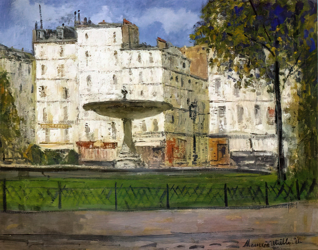 Understanding the Value of Maurice Utrillo Prints: A Collector's Guide - PLACE PIGALLE by Maurice Utrillo