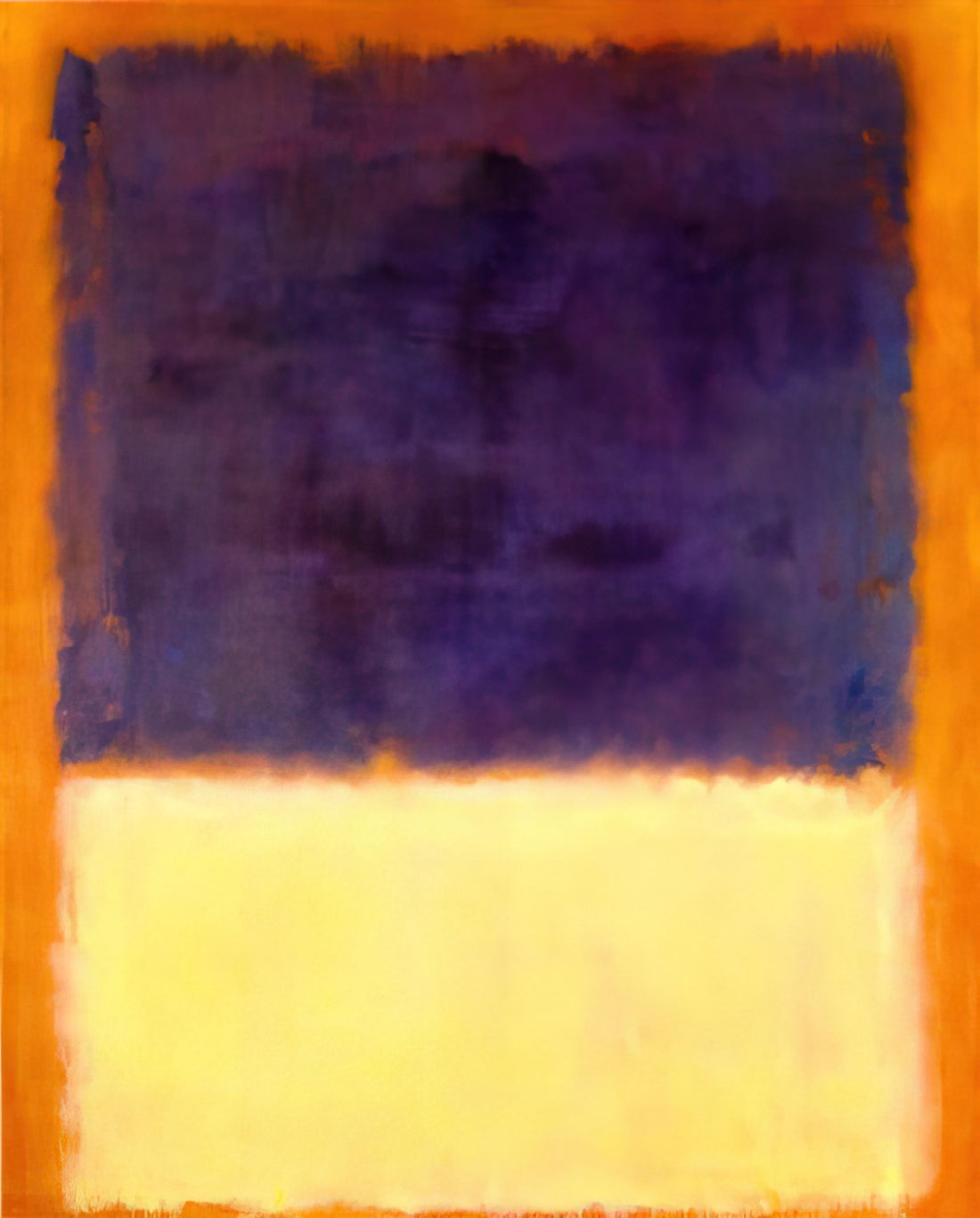 Untitled Painting Mark Rothko: The Silent Power of Abstract Expressionism - Red, Orange, Tan and Purple - 1954 by Mark Rothko