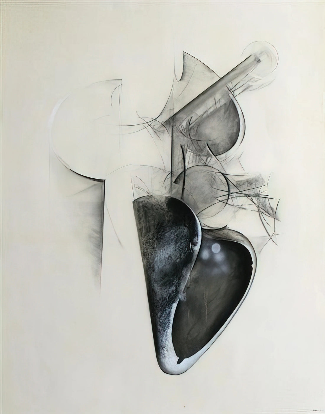 Jay DeFeo Framed Canvas Print: Preserving the Legacy of an American Visionary - Jay DeFeo/BIG/Untitled Shoetree series by Jay DeFeo
