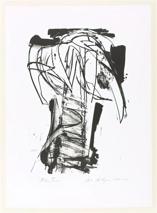 Unveiling the Dynamic Spirit of Grace Hartigan Artwork - PALM TREES FROM THE SERIES THE ARCHAICS 1966 by Grace Hartigan