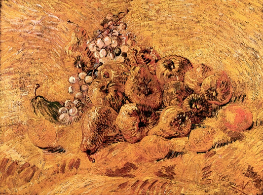 Unveiling the Genius Behind 'The Starry Night': The Artist Vincent van Gogh - Still Life with Grapes, Pears and Lemons by Vincent van Gogh
