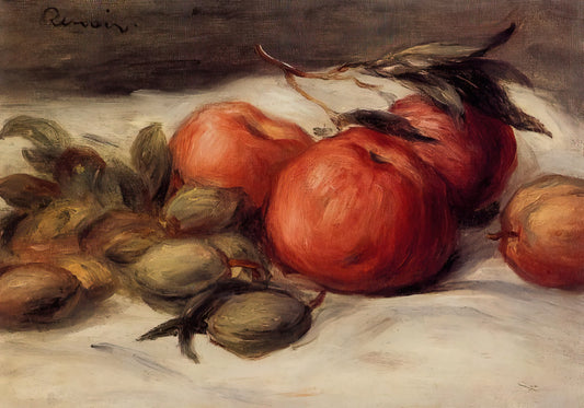 Unveiling the Masterpiece: Exploring Renoir's Most Expensive Painting and Its Enduring Legacy - Still Life with Apples and Almonds by Pierre-Auguste Renoir