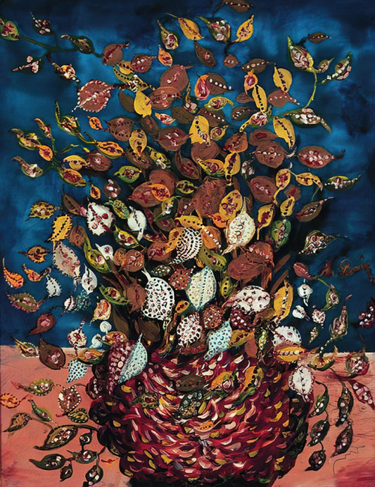 Unveiling the Mystical World of Seraphine Paintings: Séraphine Louis' Enduring Legacy - Le Bouquet de Feuilles - Naïve Art Primitivism by Seraphine Louis