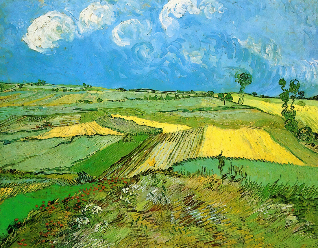 Van Gogh Art Posters: A Guide to the Artist's Most Iconic Works in Print - Wheat Fields at Auvers Under Clouded Sky by Vincent van Gogh