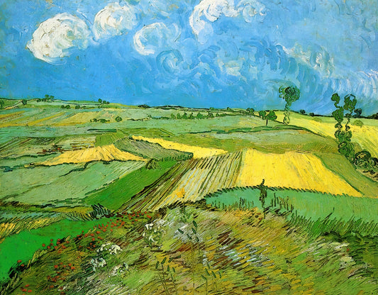 Van Gogh Canvas Prints: Bringing Post-Impressionist Masterpieces to Your Walls - Wheat Fields at Auvers Under Clouded Sky by Vincent van Gogh