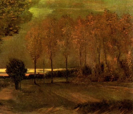Van Gogh Framed Canvas: A Curator's Guide to Museum-Quality Prints - Autumn Landscape at Dusk by Vincent van Gogh