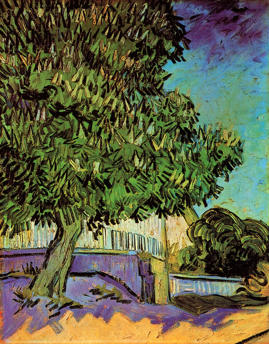 Van Gogh Oil Reproductions: A Curator's Guide to Museum-Quality Prints - Chestnut Tree in Blossom by Vincent van Gogh
