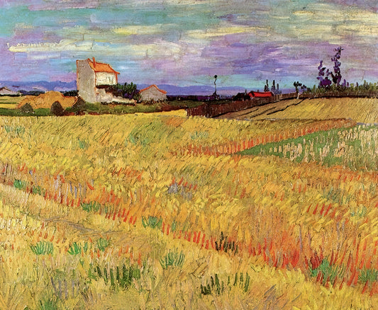 Van Gogh's Three Sunflowers: A Masterpiece of Color and Emotion - Wheat Field by Vincent van Gogh
