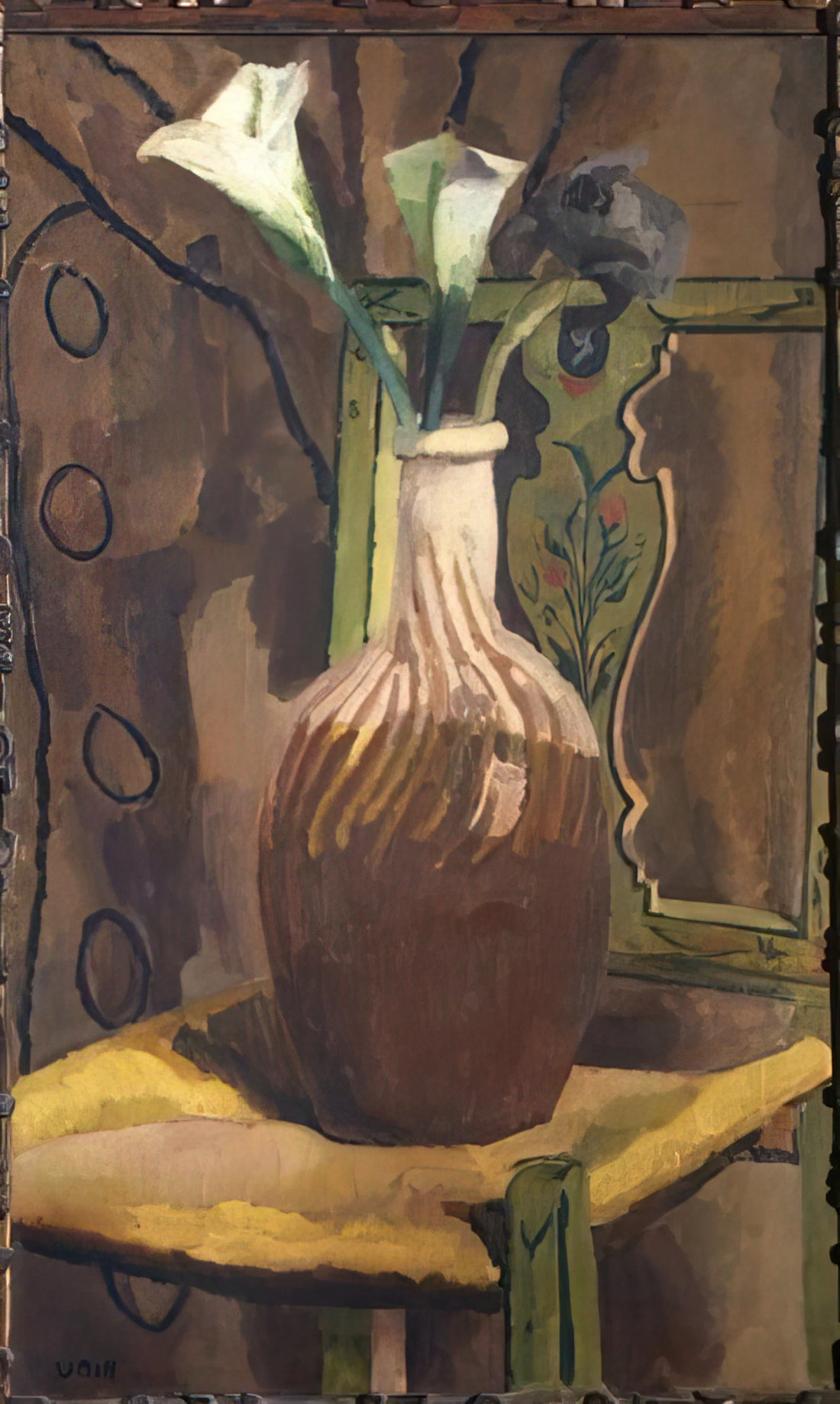Vanessa Bell Art Prints: The Bloomsbury Aesthetic in Your Home - ARUM LILIES 1919 by Vanessa Bell