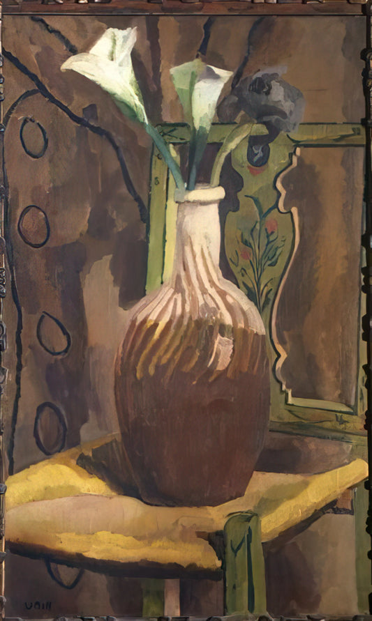 Vanessa Bell Art Prints: The Bloomsbury Aesthetic in Your Home - ARUM LILIES 1919 by Vanessa Bell