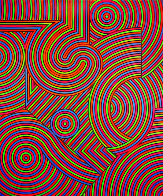 Vasarely and David Bowie: When Op Art Met Rock and Roll - Tekers-MC - 1981 by Victor Vasarely