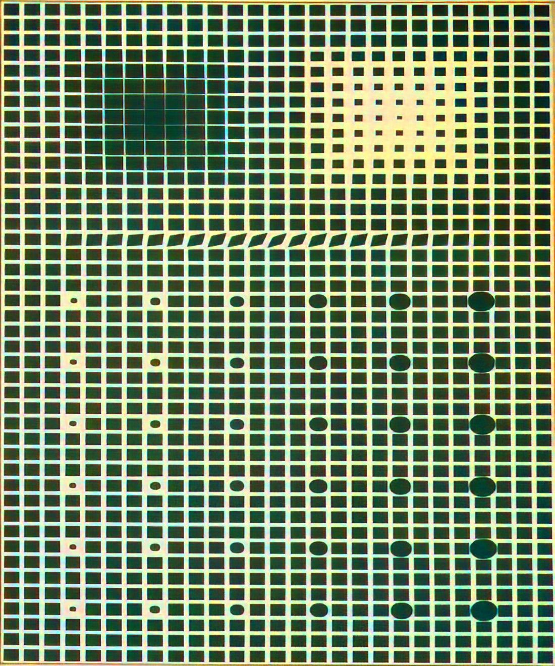 Victor Vasarely Signed Serigraph: A Collector's Guide to Authentic Op Art Prints - Supernovae - 1961 by Victor Vasarely